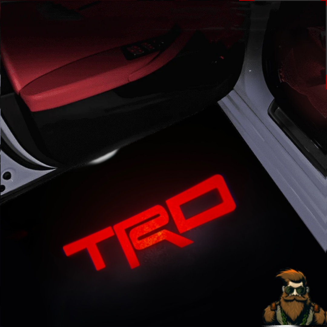 Red TRD Door Lights | 4Runner | Tundra | Sequoia | NEW 4th Gen Tacoma