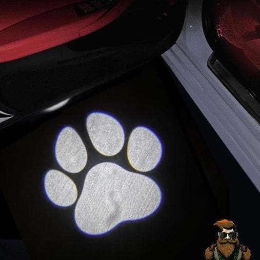 FurRunner Toyota 4Runner Door Lights | Paw Print | Glass Lens